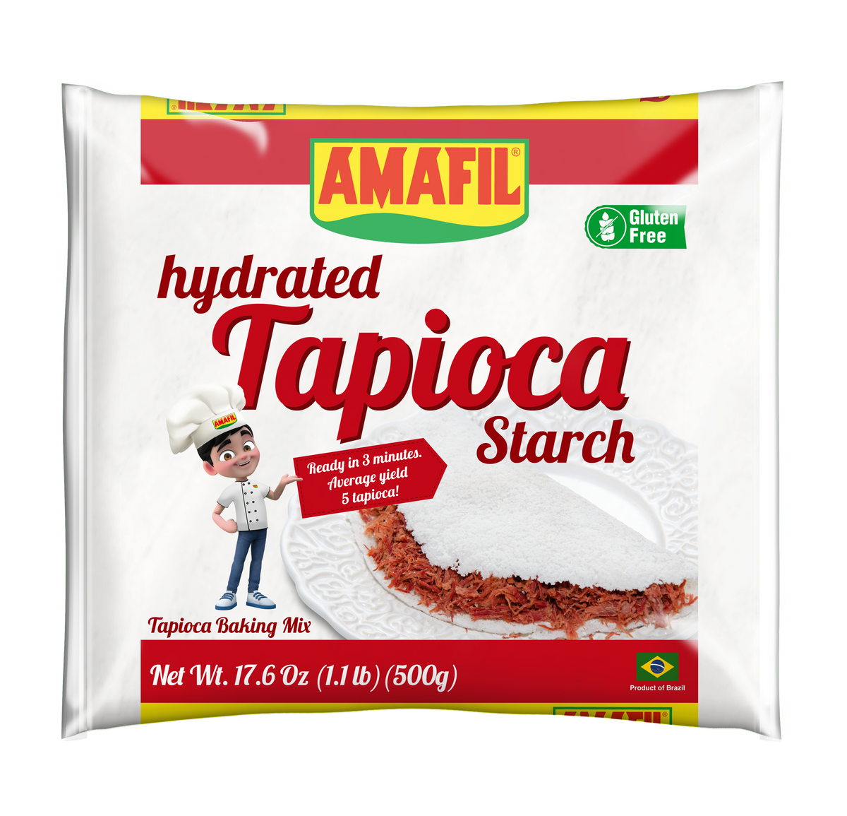 Amafil Massa Para Tapioca Hidratada 500g
