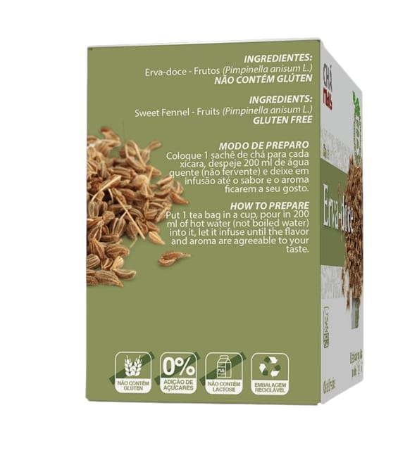 Chá Mais Erva Doce 15g
