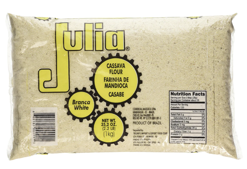 Julia Farinha de Mandioca Branca 1kg