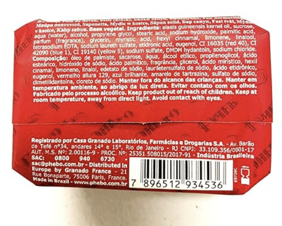 Phebo Sabonete Patchouly 90g