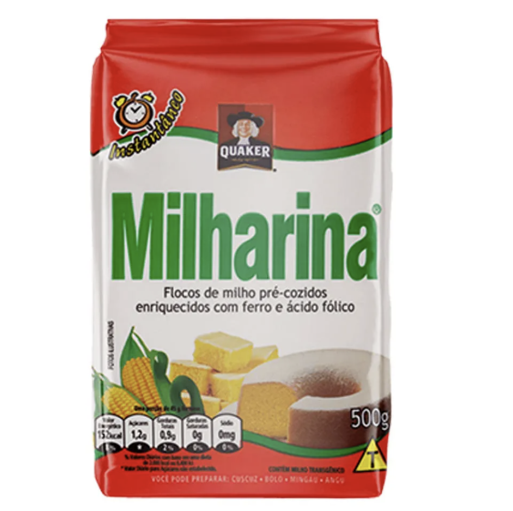 Quaker Milharina Flocos 500 g